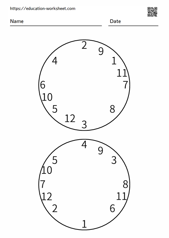 The task is to draw lines to connect the numbers 1-12 in a circle in order^_002